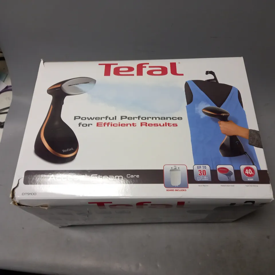 TEFAL ACCESS STEAM CARE DT9100 HANDHELD GARMENT STEAMER RRP £114.99