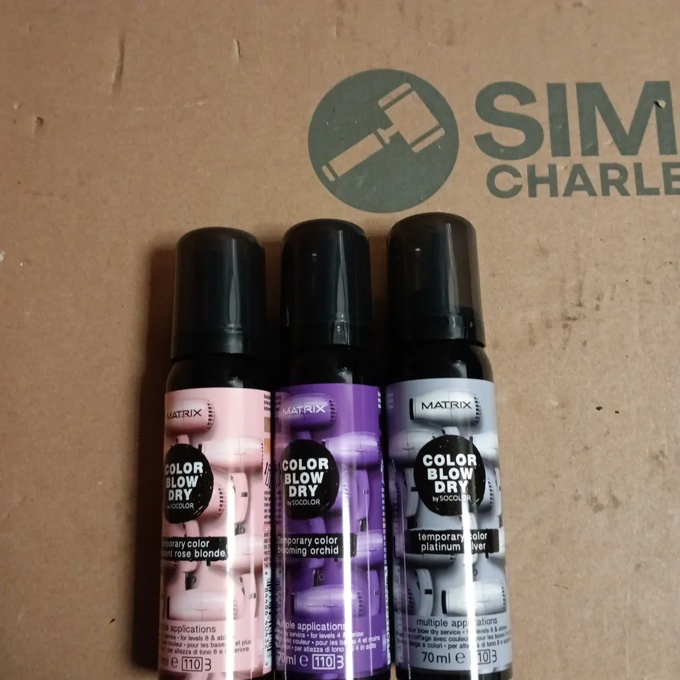 BOX OF APPROXIMATELY 20 ASSORTED MATRIX BLOW DRY TEMP COLOUR