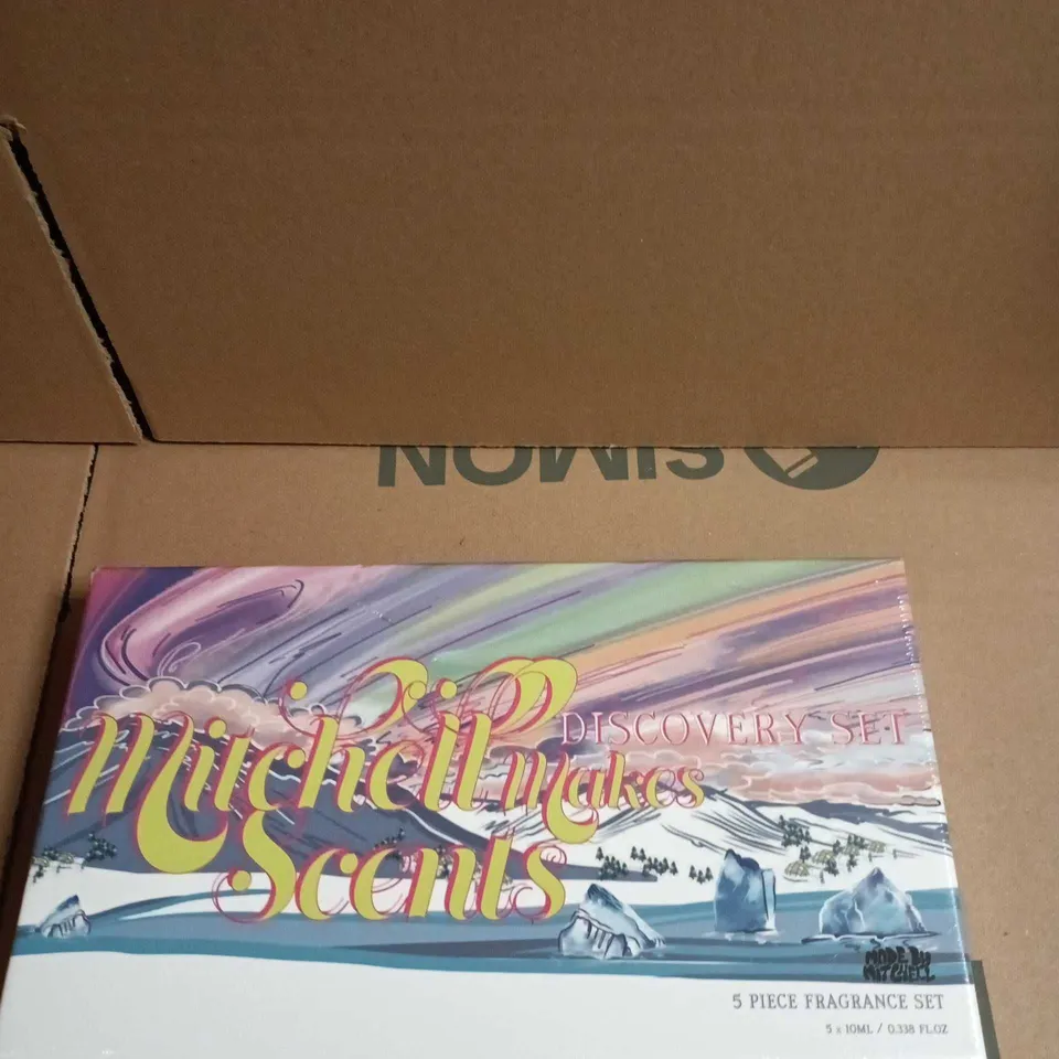 SEALED MITCHELL MAKES SCENTS DISCOVERY SET – 5 X 10ML FRAGRANCES