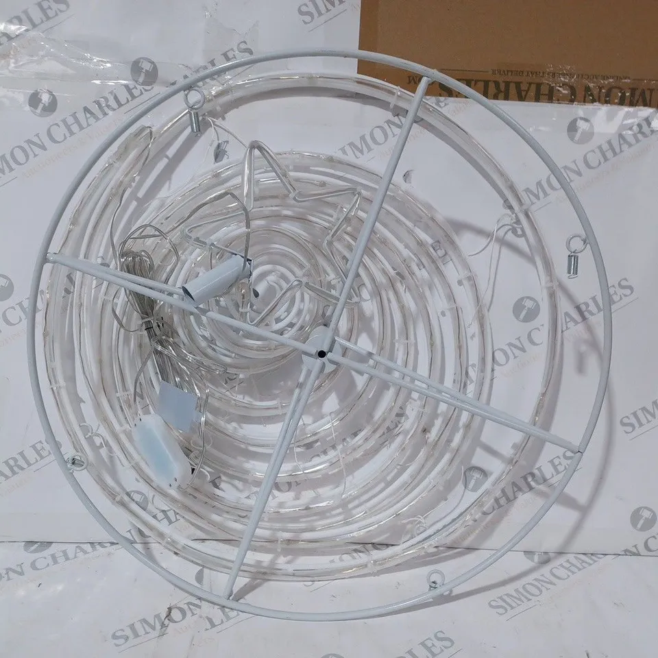 BOXED SANTAS BEST INDOOR/OUTDOOR RAINBOW SPIRAL LIGHTUP TREE