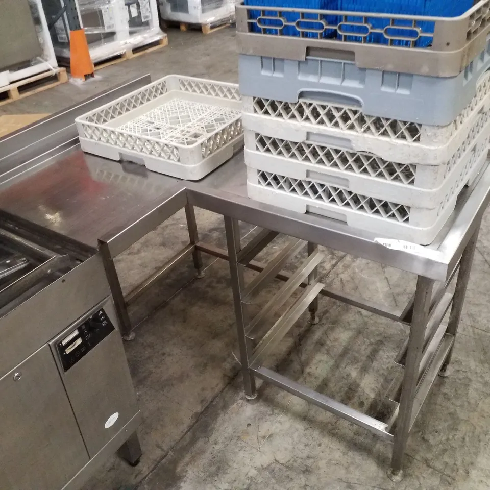 HOBART COMMERCIAL PASS THROUGH DISHWASHER STATION