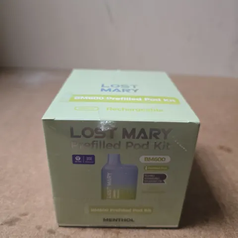 SEALED LOST MARY BM600 PREFILLED POD KIT – MENTHOL