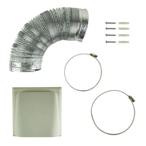 UNIVERSAL 150MM DIAMETER KITCHEN COOKER HOOD 3M DUCTING KIT WITH COWL VENT