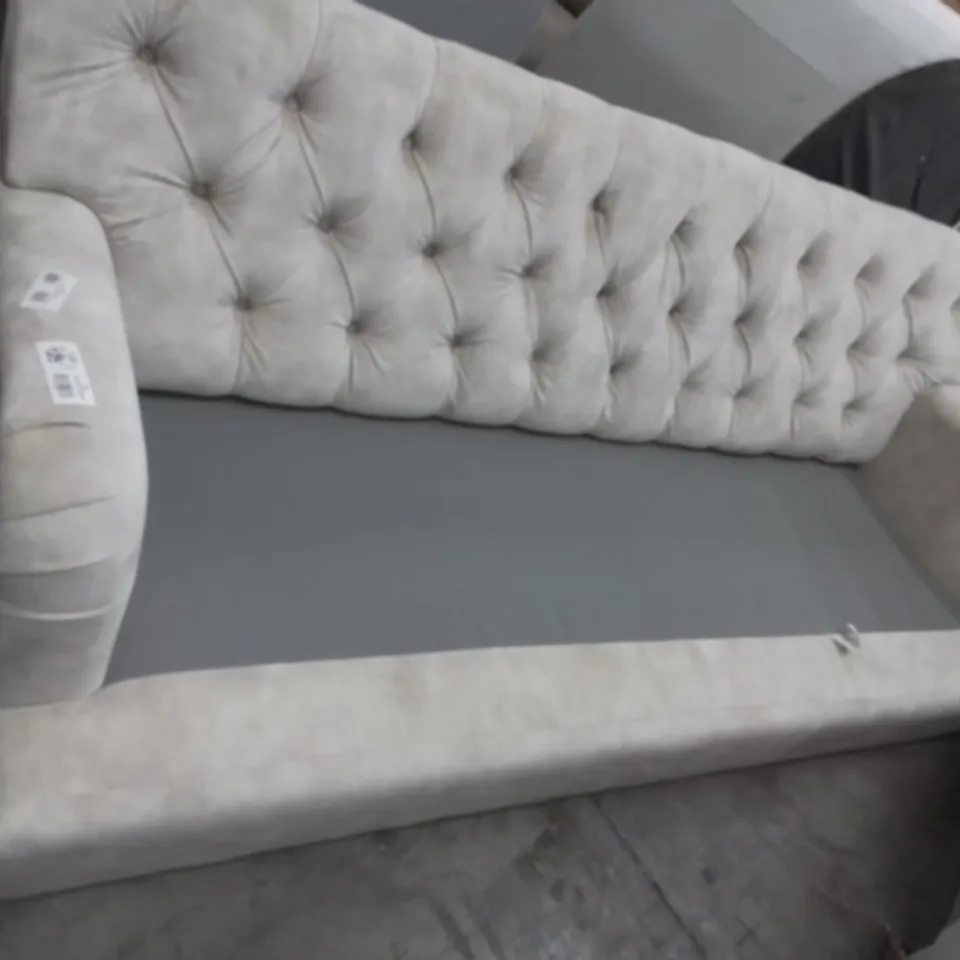 DESIGNER FOUR SEATER BUTTON BACK SOFA FRAME