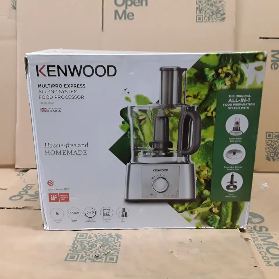 BOXED KENWOOD MULTIPLE EXPRESS ALL IN 1 FOOD PROCESSOR FDP65.1800S1