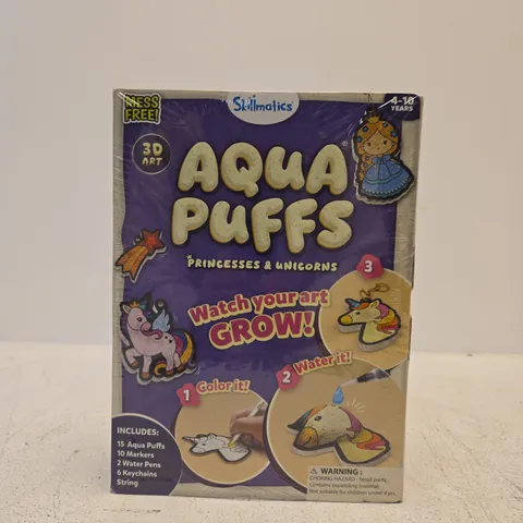 AQUA PUFFS PRINCESSES & UNICORNS CRAFT KIT (SKILLMATICS) – BOXED