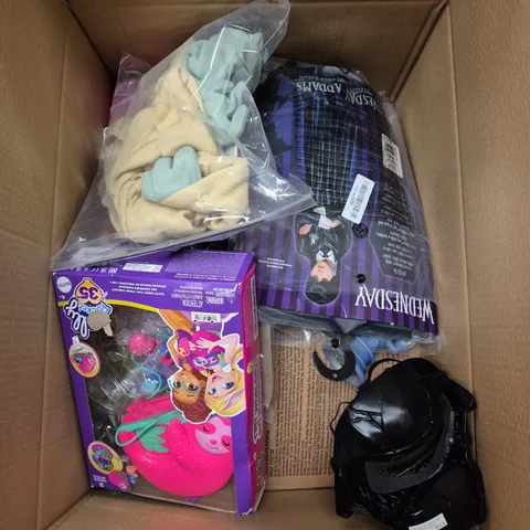 LARGE BOX OF ASSORTED TOYS AND GAMES