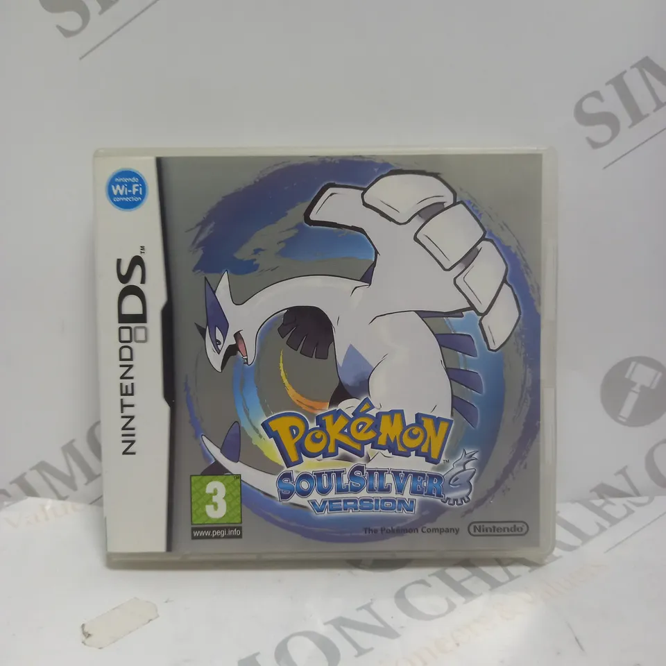 POKEMON SOUL SILVER VERSION FOR NINTENDO DS 