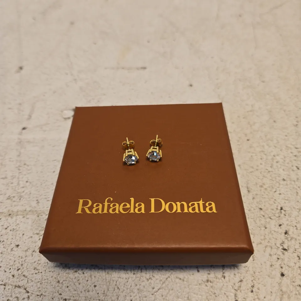 RAFAELA DONATA STERLING SILVER NECKLACE AND EAR RING SET IN BOX