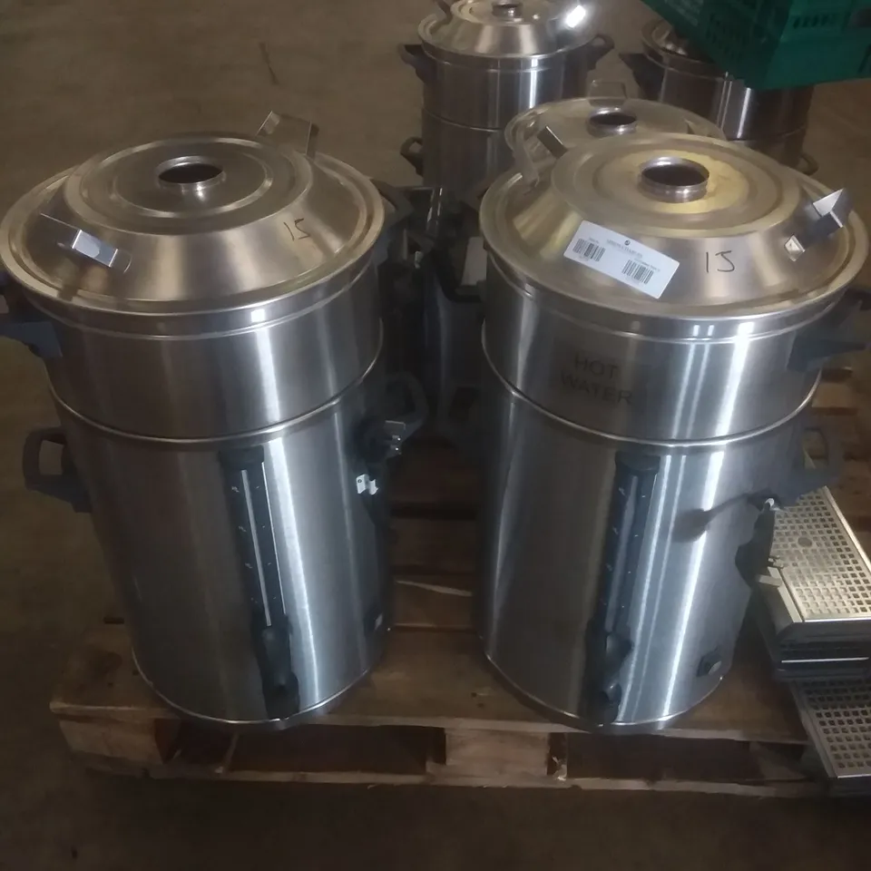 2 BRAVILOR BONAMAT VHG20 CONTAINERS 20LTR FOR USE WITH BRAVILOR B20 COFFEE BREWERS