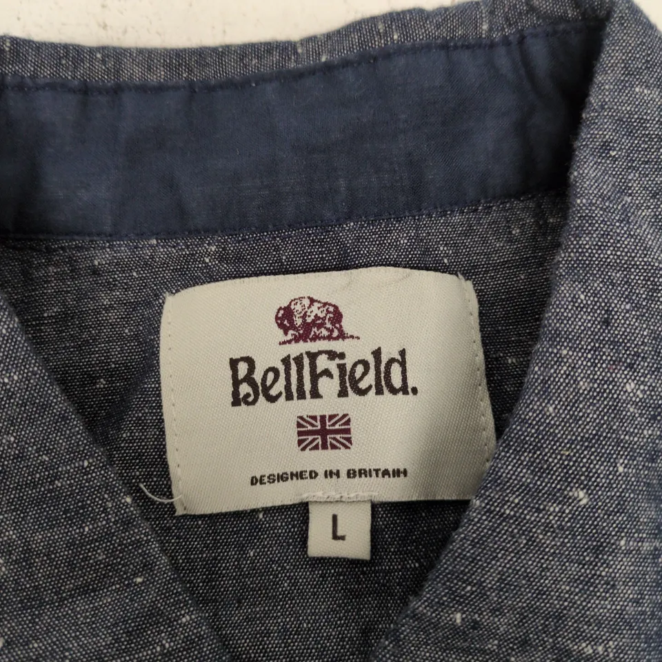 BELLFIELD SHIRT – UK SIZE L, DESIGNED IN BRITAIN