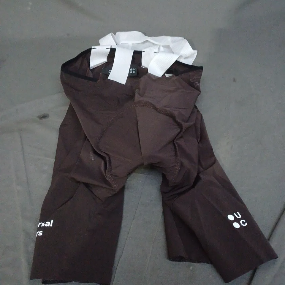 UNIVERSAL COLOURS BROWN CYCLING PANTS - LARGE