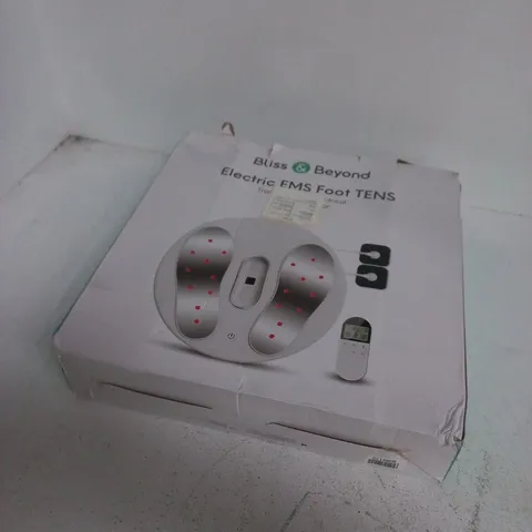 BLISS & BEYOND ELECTRIC EMS FOOT TENS MASSAGER – BOXED