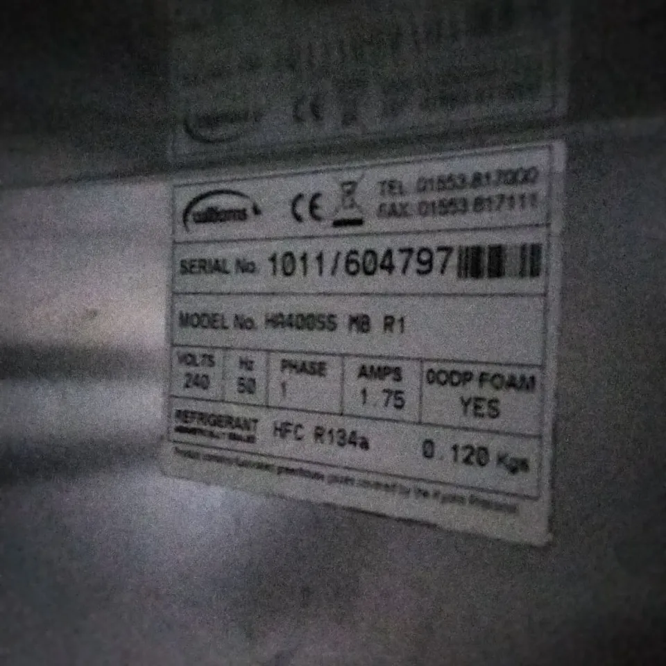 WILLIAMS HA400SS COMMERCIAL REFRIGERATOR 