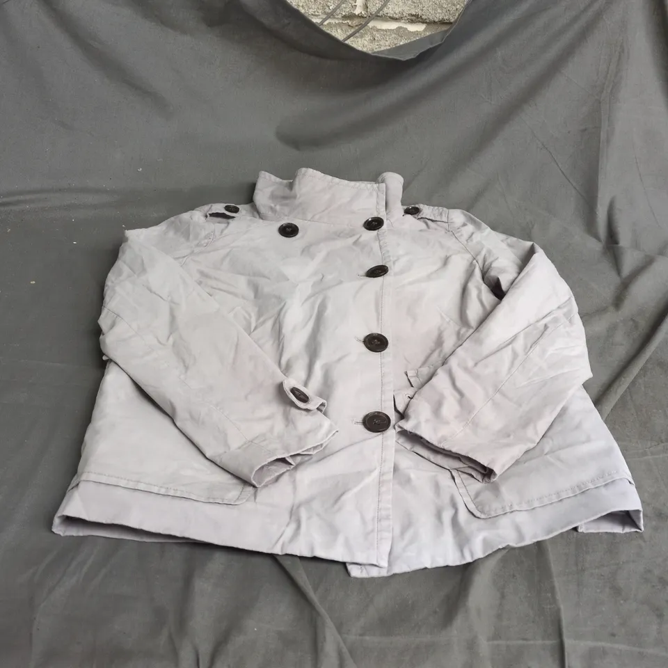 GAP GREY COAT WITH BUTTON-FRONT – SIZE M