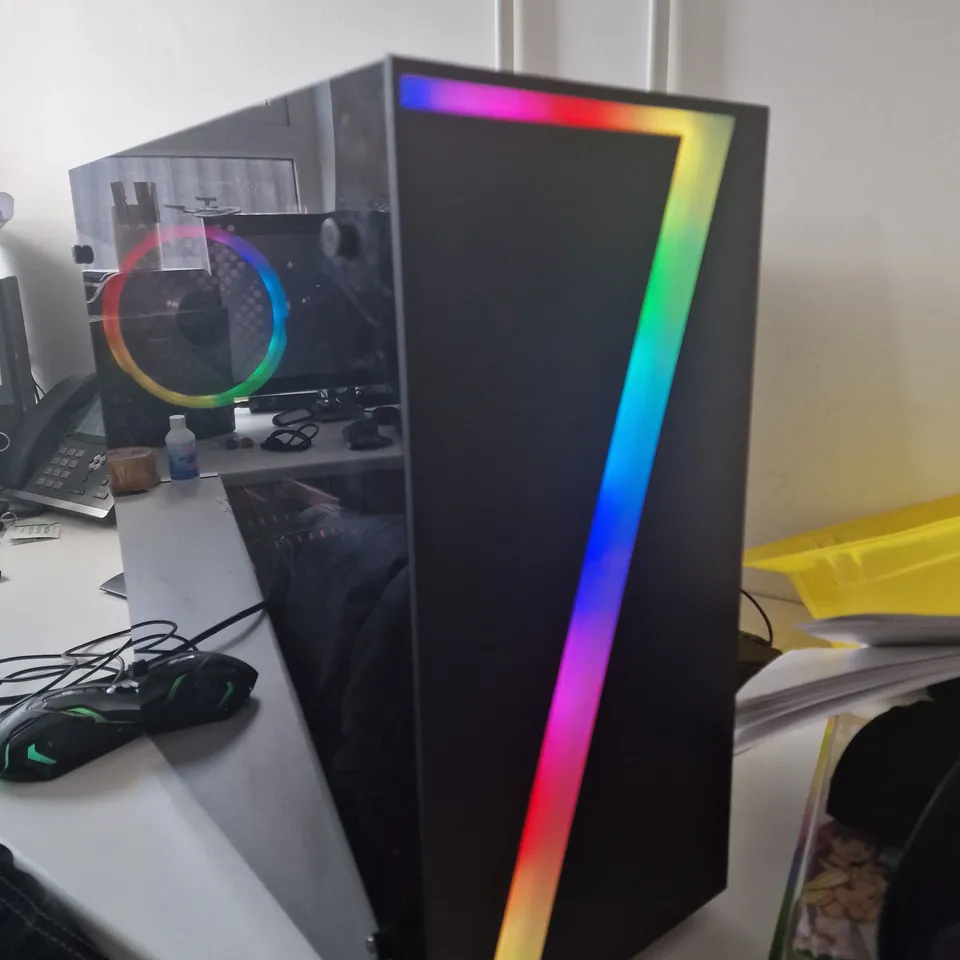 CUSTOM BUILT CIT 7 DESKTOP PC, INTEL CORE I7-2600 CPU, 16GB DDR3 RAM, 256GB SSD, GT1030 GPU