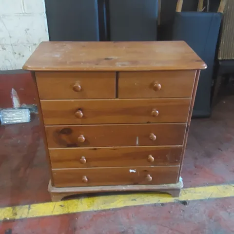 WOODEN 4+2 DRAWER CHEST OF DRAWERS