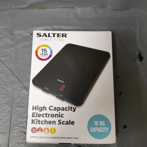BOXED SALTER HIGH CAPACITY ELECTRONIC KITCHEN SCALE 