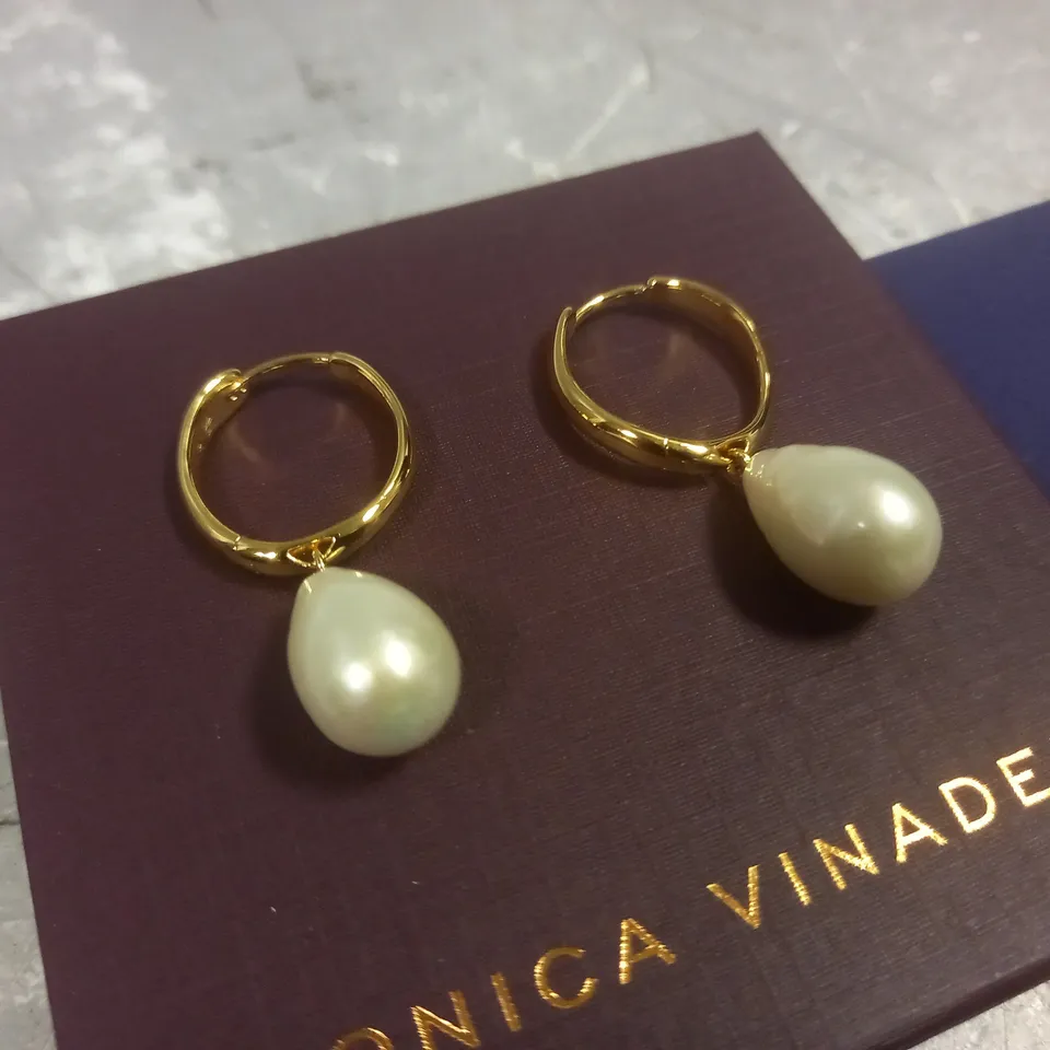 MONICA VINADER HOOP EARRINGS