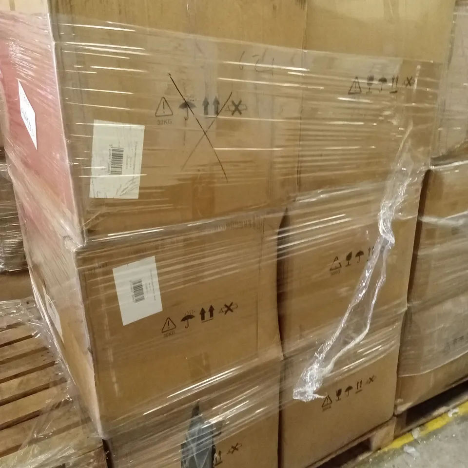 PALLET OF ASSORTED INCOMPLETE RATTAN OUTDOOR FURNITURE SETS, PARTS ONLY