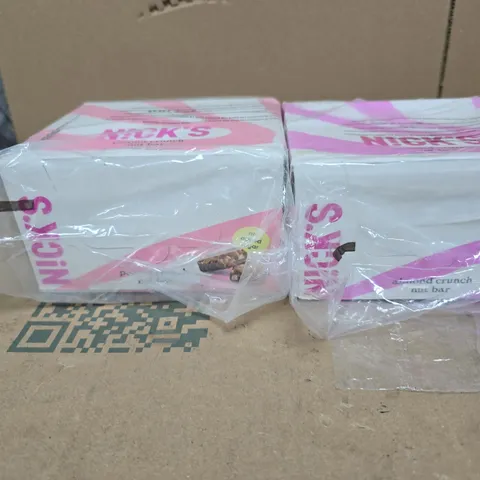 NICK'S NUT CRUNCH BARS – 2 BOXES