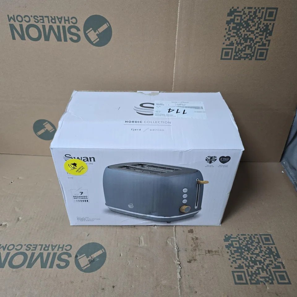 SWAN NORDIC COLLECTION FJORD EDITION 2-SLICE TOASTER