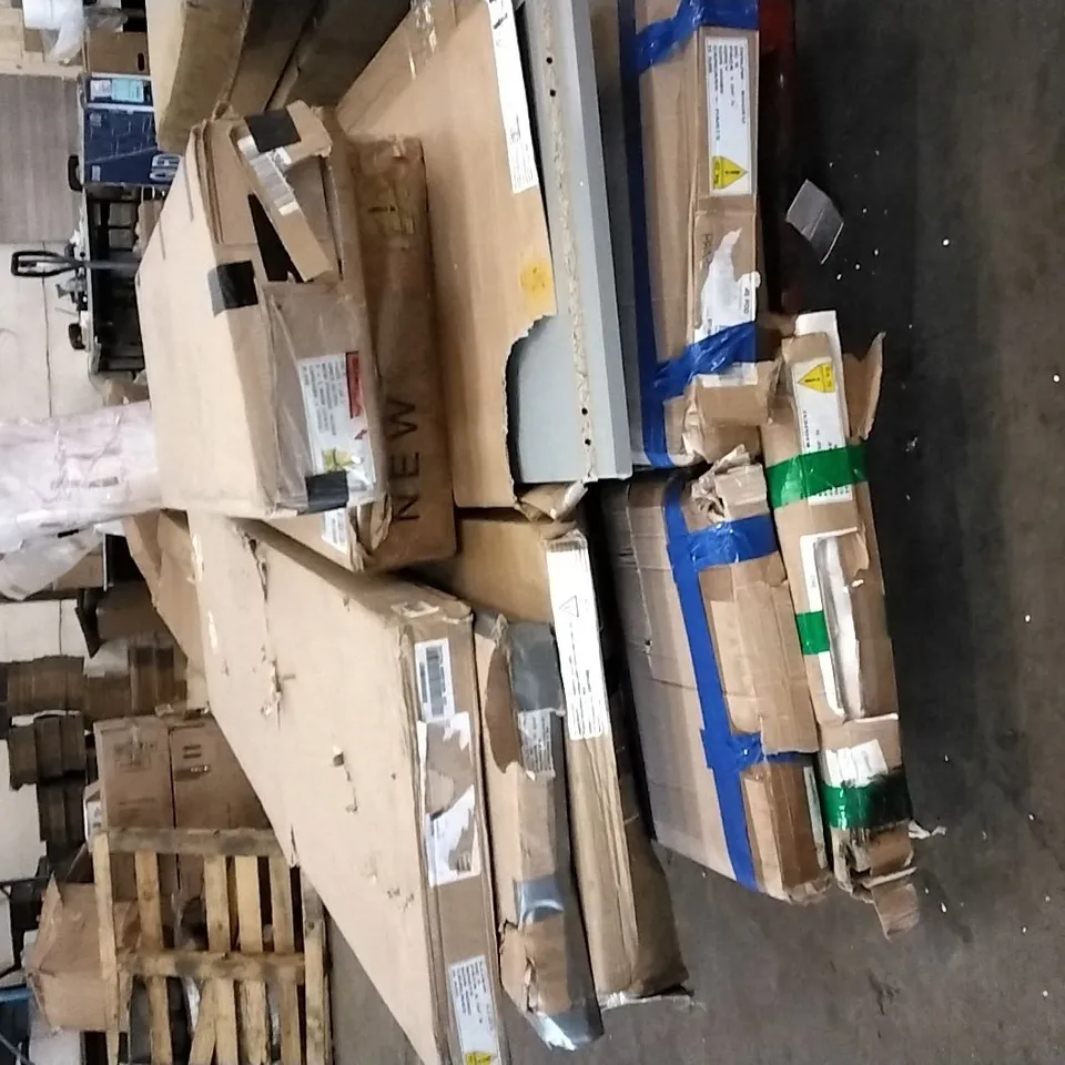 PALLET OF ASSORTED FLATPACK BOXED FURNITURE PARTS