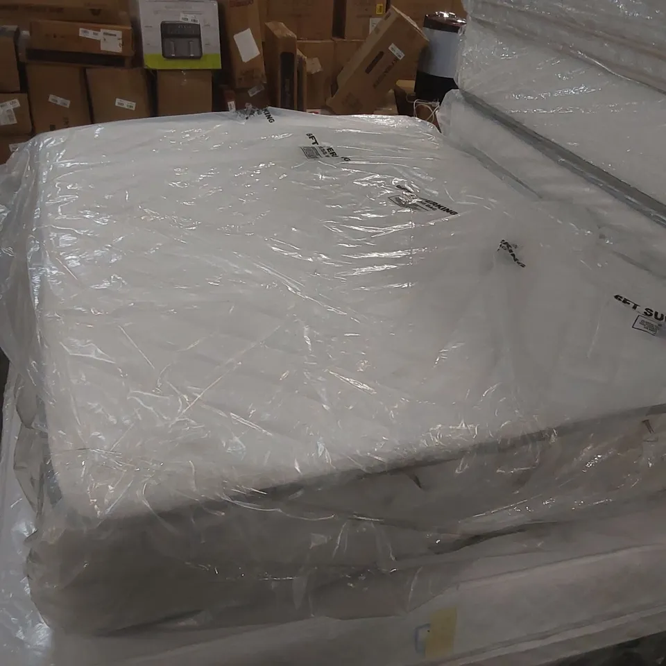 QUALITY BAGGED 27CM MEMORY FOAM POCKET SPRING MATTRESS - 4'6 DOUBLE