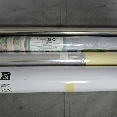 BOX OF APPROXIMATELY 15 ASSORTED HOUSEHOLD ITEMS GLASS WINDOW FILM, ETC