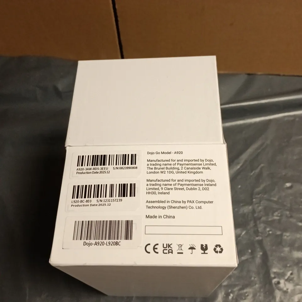 DOJO GO MODEL A920 CARD READER WITH INSTRUCTIONS BOXED