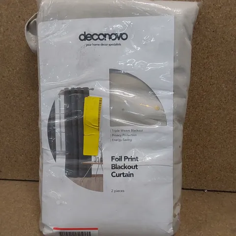 BAGGED BERTIE ROOM DARKENING THERMAL CURTAINS // SIZE: 168 X 138cm