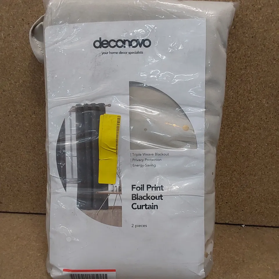 BAGGED BERTIE ROOM DARKENING THERMAL CURTAINS // SIZE: 168 X 138cm