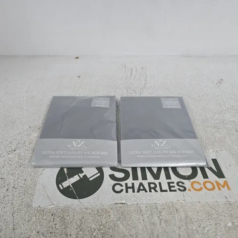 2 X NIGHT ZONE PAIR OF PILLOWCASES 48 X 78CM