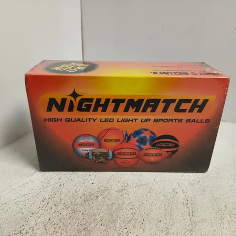 BOXED AND SEALED NIGHTMATCH LIGHT UP BASKETBALL (LB10-UK)