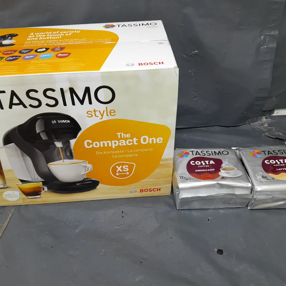 BOXED BOSCH TASSIMO STYLE COFFEE MACHINE