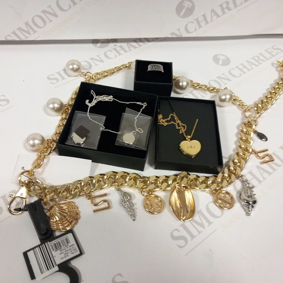 APPROXIMATELY 19 ASSORTED PRODUCTS TO INCLUDE; THE LOVE SILVER COLLECTION, RIVER ISLAND AND STERLING SILVER