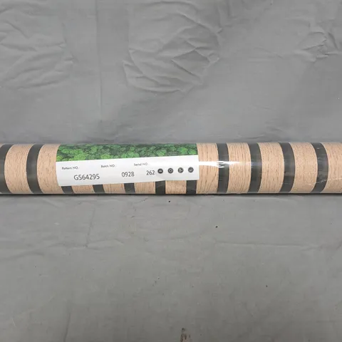 UNBRANDED SINGLE ROLL OF STRIPED PATTERN WALLPAPER IN LIGHT BROWN SIZE UNSPECIFIED