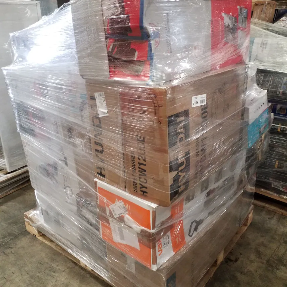 PALLET OF APPROXIMATELY 35 UNPROCESSED RAW RETURN HOUSEHOLD AND ELECTRICAL GOODS TO INCLUDE;