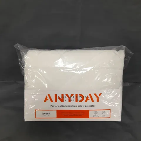 JOHN LEWIS ANYDAY MICROFIBRE PILLOW PROTECTOR 75X49CM