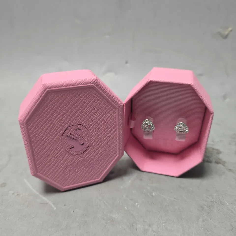 SWAROVSKI ARIANA GRANDE X HEART STUD EARRINGS