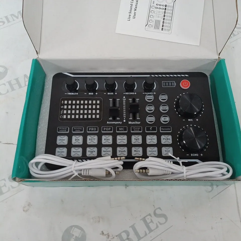 LIVE SOUND CARD BOXED