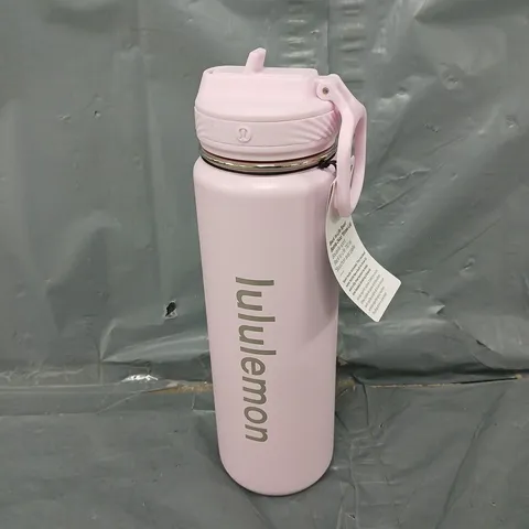 LULULEMON BACK TO LIFE SPORT BOTTLE 24OZ STRAW LID - PINK 