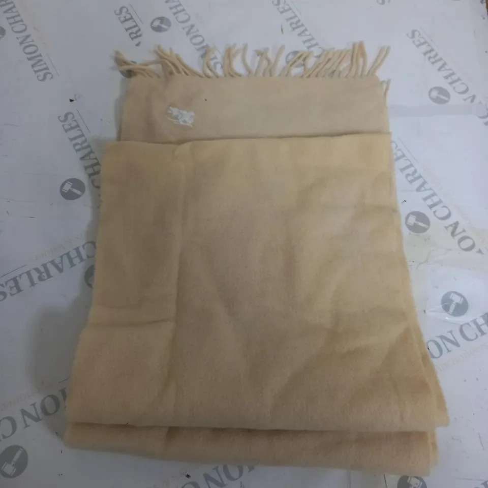 POLO RALPH LAUREN YELLOW SCARF 