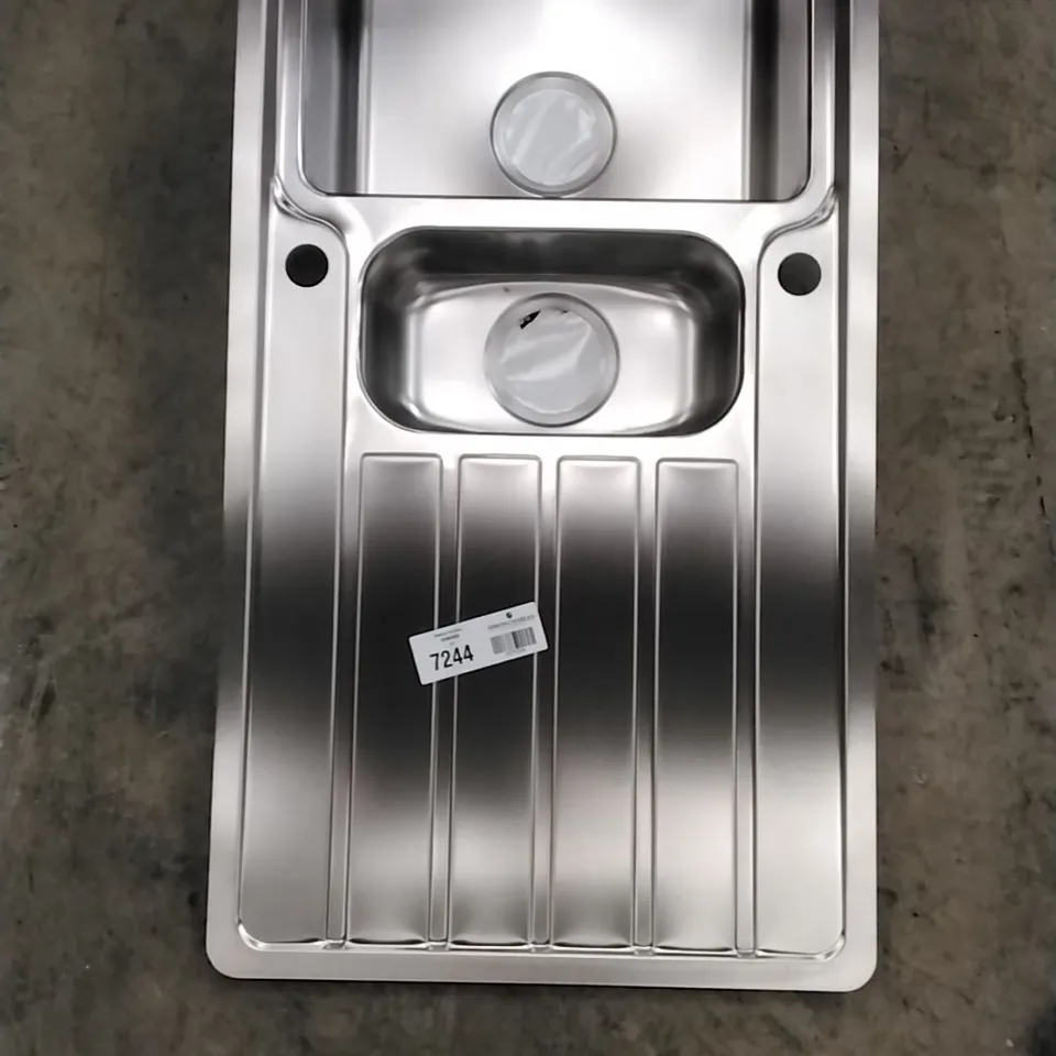GOODHOME 1.5 BOWL 1 DRAINER KITCHEN SINK 