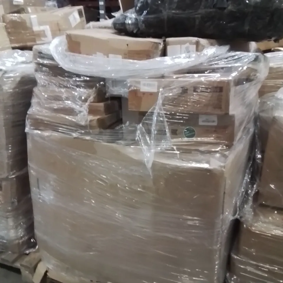 PALLET OF ASSORTED HOUSEHOLD GOODS AND PRODUCTS TO INCLUDE;CLOTHES DRYING RACK,SHOE RACK,PHOTO FRAMES 