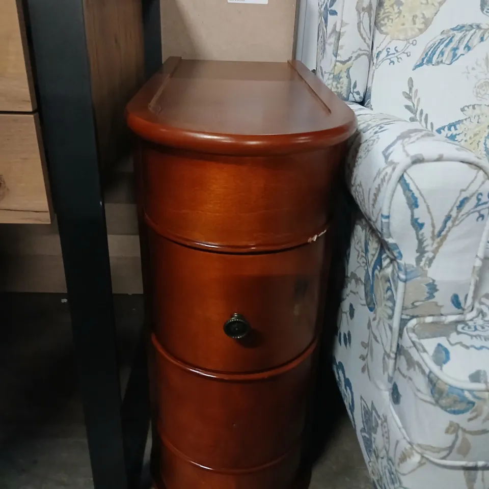 SIDE TABLE WITH STORAGE BROWN