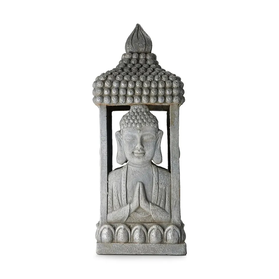 MY GARDEN STORIES SOLAR LED BUDDHA TEMPLE