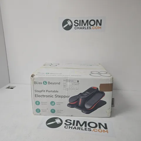 BLISS & BEYOND STEPFIT PORTABLE ELECTRONIC STEPPER – BOXED