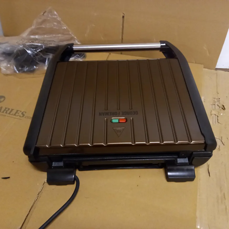 GEORGE FOREMAN 25053 ELECTRIC GRILL