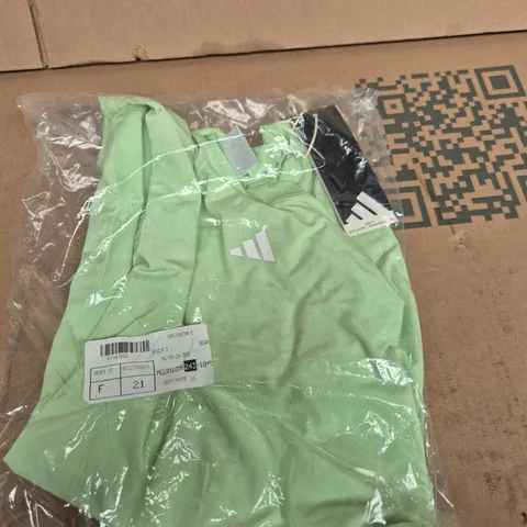 ADIDAS SLIM FIT T-SHIRT – LIGHT GREEN, UK M